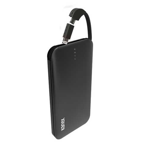 KANEX GoPower Plus 8,000 mAh Micro USB Battery with Lightning Adapter black